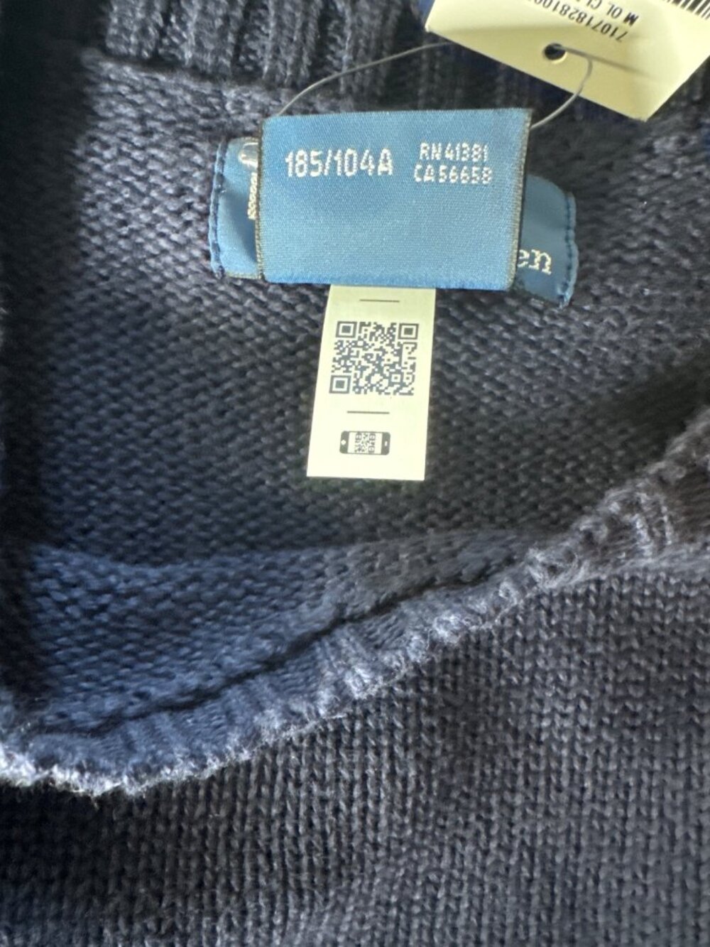 NWT Polo Ralph Lauren Cotton American Flag Regular Fit Crewneck Sweater Sz  XL - Picture 14 of 16